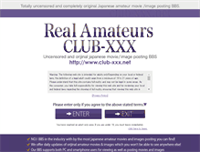 Tablet Screenshot of club-xxx.net